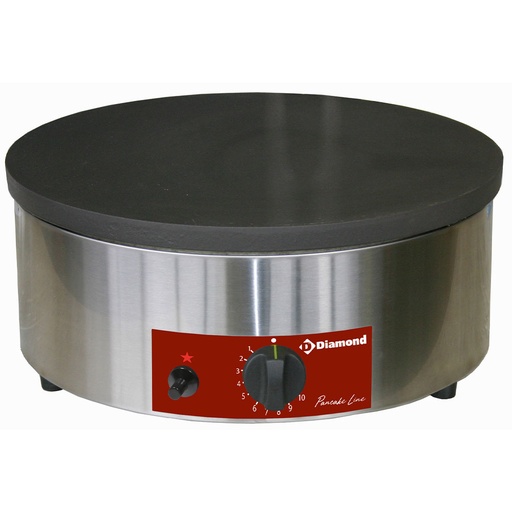 [12115] WR-BRET-1G Crêpière haut rendement, gaz, Ø 400 mm "émaillée"