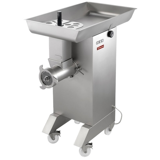 [15216] TTGD-42/DC-PDH Hachoir en inox N° 42, Ø 4.5 mm, 800/1000 kg/h, sur roues